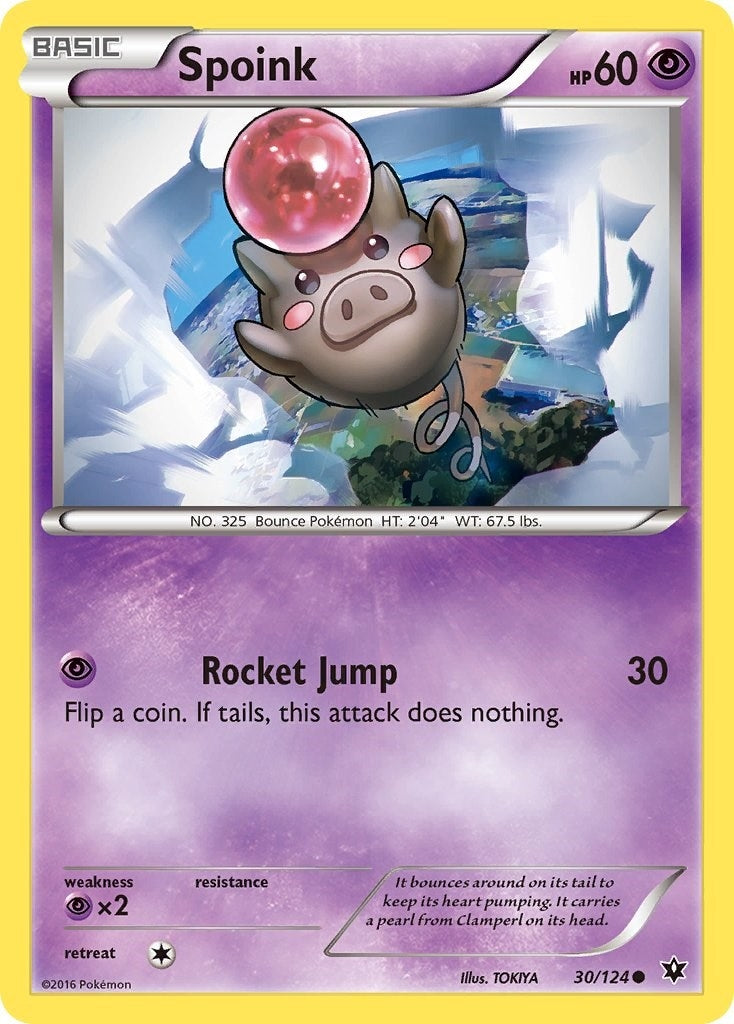 Image for Spoink (30/124) (XY - Fates Collide) (FCO) - Pokemon