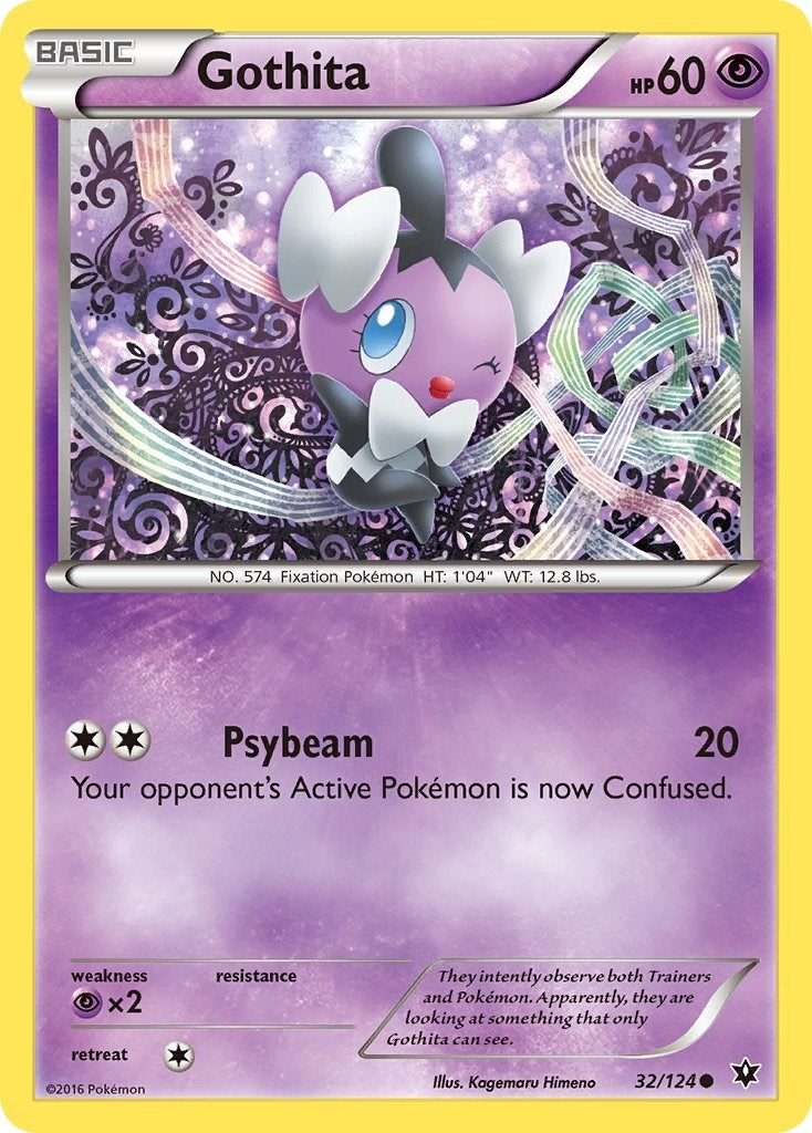 Image for Gothita (32/124) (XY - Fates Collide) (FCO) - Pokemon