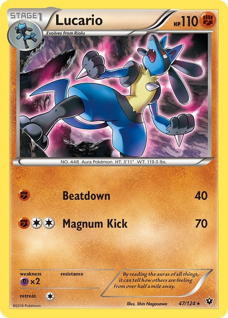 Image for Lucario (47) (47/124) (XY - Fates Collide) (FCO) - Pokemon