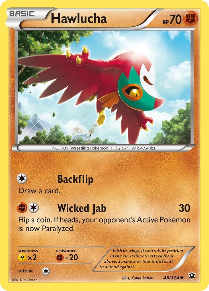Image for Hawlucha (48/124) (XY - Fates Collide) (FCO) - Pokemon