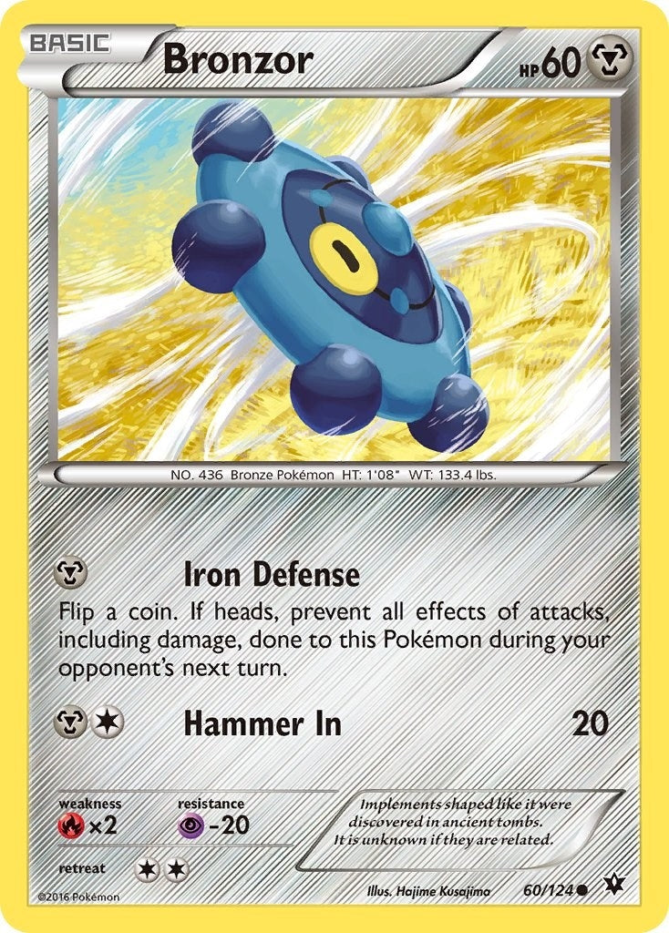 Image for Bronzor (60/124) (XY - Fates Collide) (FCO) - Pokemon