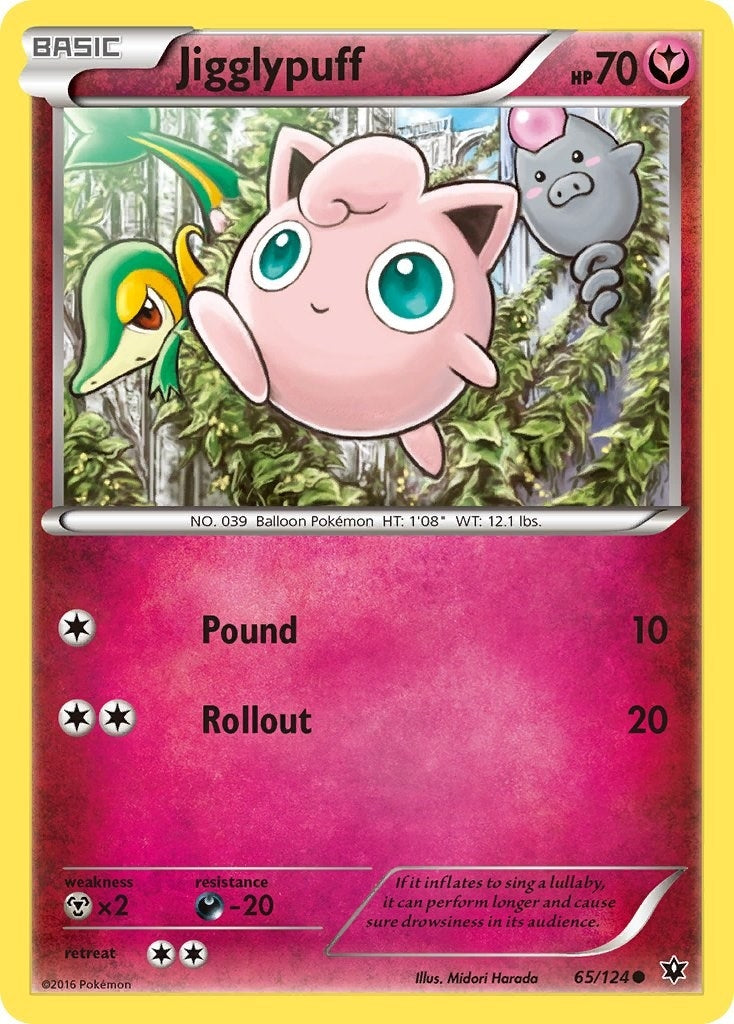 Image for Jigglypuff (65/124) (XY - Fates Collide) (FCO) - Pokemon