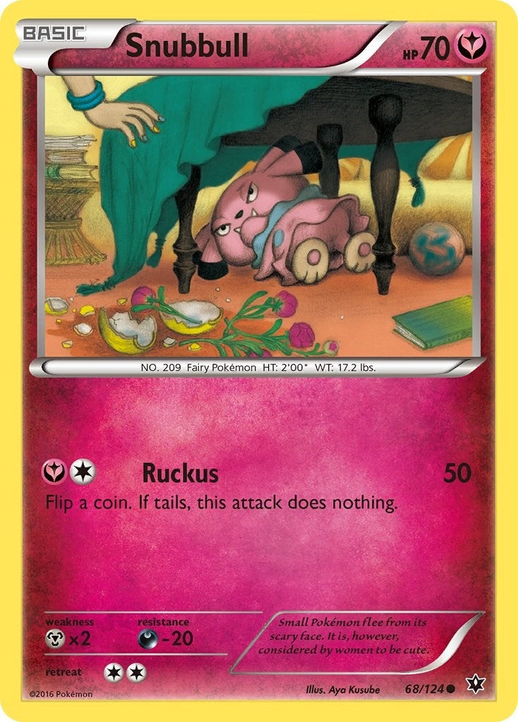 Image for Snubbull (68/124) (XY - Fates Collide) (FCO) - Pokemon