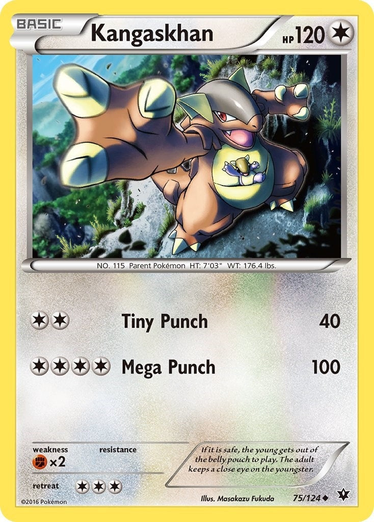Image for Kangaskhan (75/124) (XY - Fates Collide) (FCO) - Pokemon
