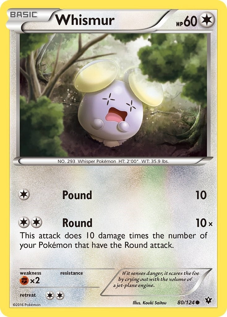 Image for Whismur (80/124) (XY - Fates Collide) (FCO) - Pokemon