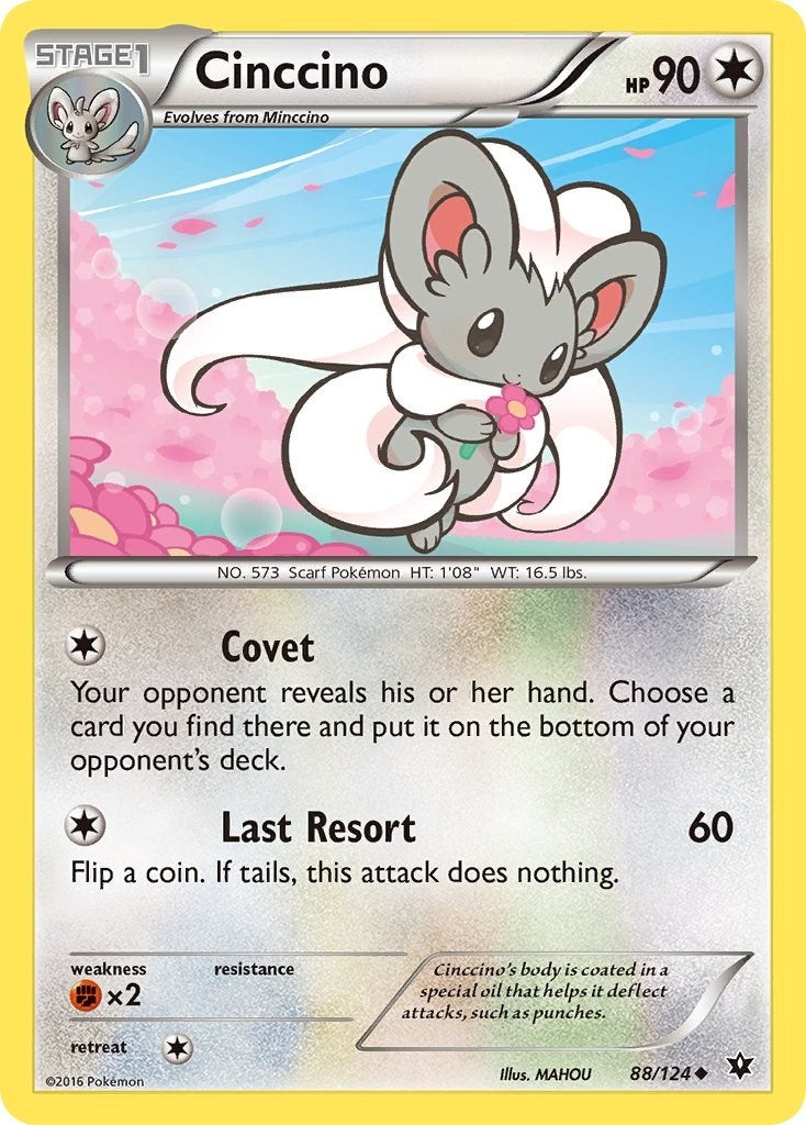 Image for Cinccino (88) (88/124) (XY - Fates Collide) (FCO) - Pokemon