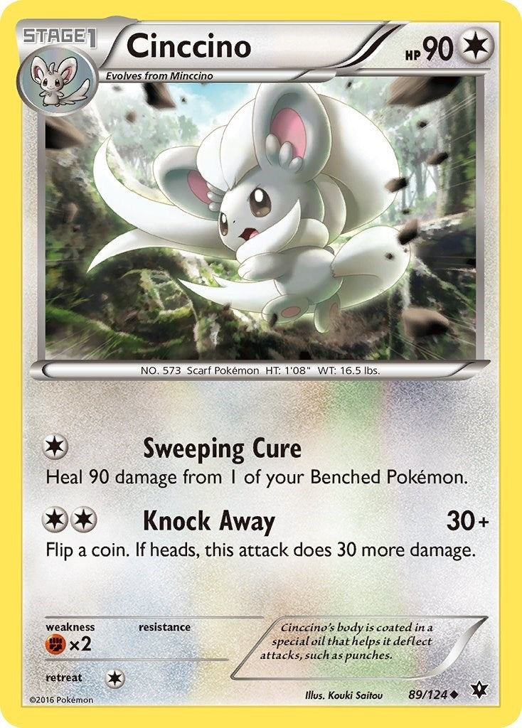 Image for Cinccino (89) (89/124) (XY - Fates Collide) (FCO) - Pokemon