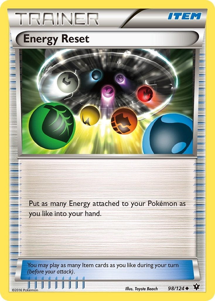 Image for Energy Reset (98/124) (XY - Fates Collide) (FCO) - Pokemon