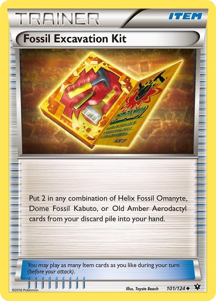 Image for Fossil Excavation Kit (101/124) (XY - Fates Collide) (FCO) - Pokemon