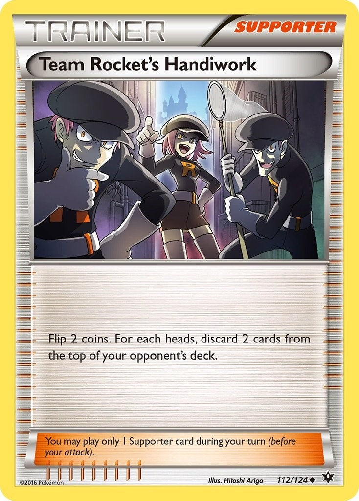 Image for Team Rocket's Handiwork (112/124) (XY - Fates Collide) (FCO) - Pokemon