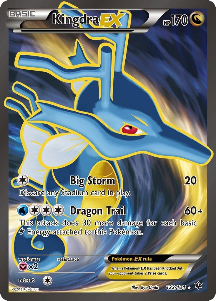 Image for Kingdra EX (Full Art) (122/124) (XY - Fates Collide) (FCO) - Pokemon