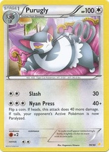 Image for Purugly (19) (19/30) (XY Trainer Kit: Pikachu Libre & Suicune) (PR) - Pokemon
