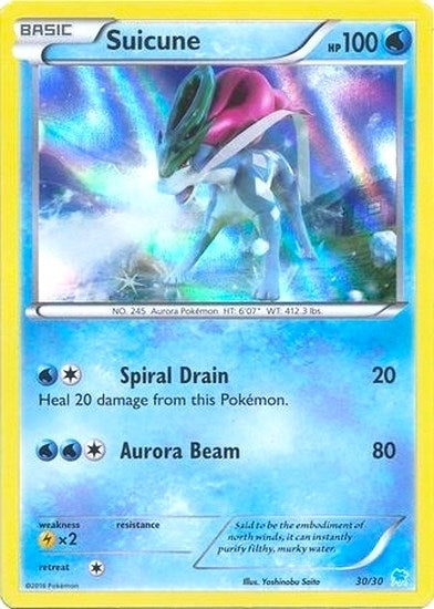 Image for Suicune (30 - Holo) (30/30) (XY Trainer Kit: Pikachu Libre & Suicune) (PR) - Pokemon
