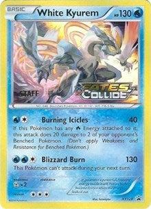 Image for White Kyurem - XY128 (Prerelease) [Staff] (XY128) (XY Promos) (PR) - Pokemon