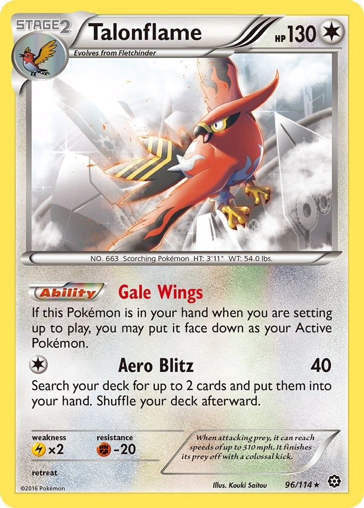 Image for Talonflame (96/114) (XY - Steam Siege) (STS) - Pokemon