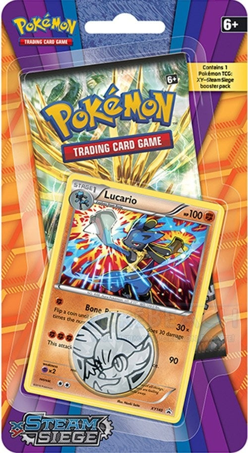 Image for Steam Siege Single Pack Blister [Lucario] - Pokemon
