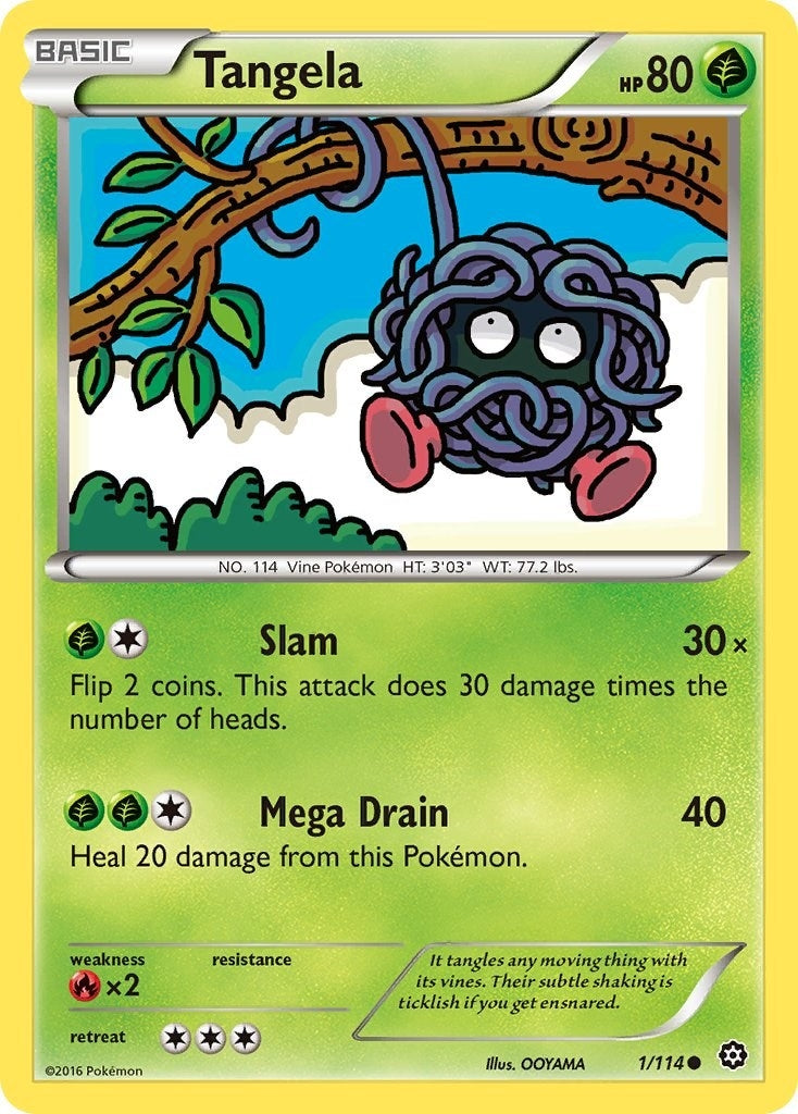 Image for Tangela (1/114) (XY - Steam Siege) (STS) - Pokemon