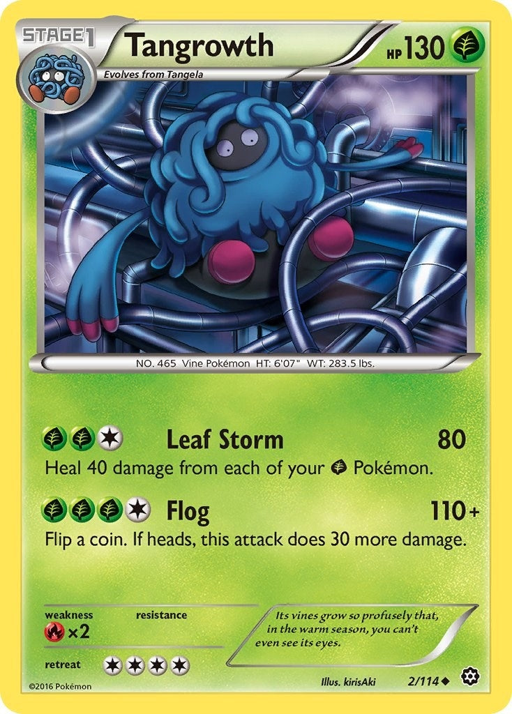 Image for Tangrowth (2/114) (XY - Steam Siege) (STS) - Pokemon