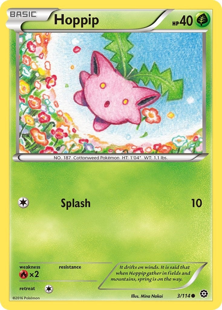 Image for Hoppip (3/114) (XY - Steam Siege) (STS) - Pokemon