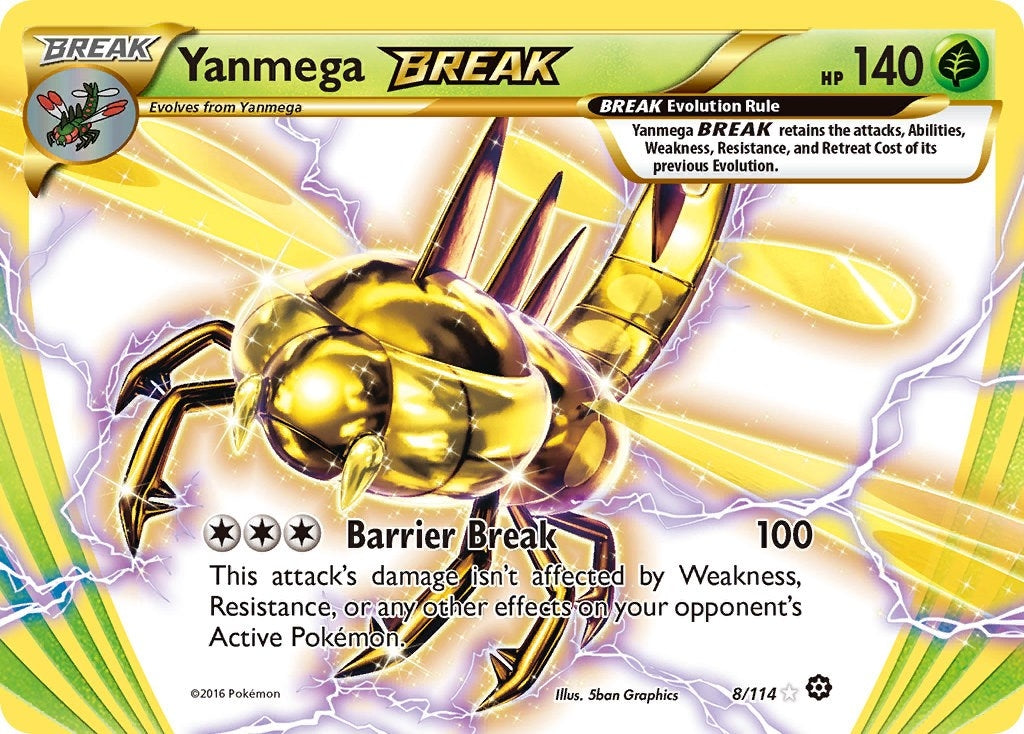 Image for Yanmega BREAK (8/114) (XY - Steam Siege) (STS) - Pokemon