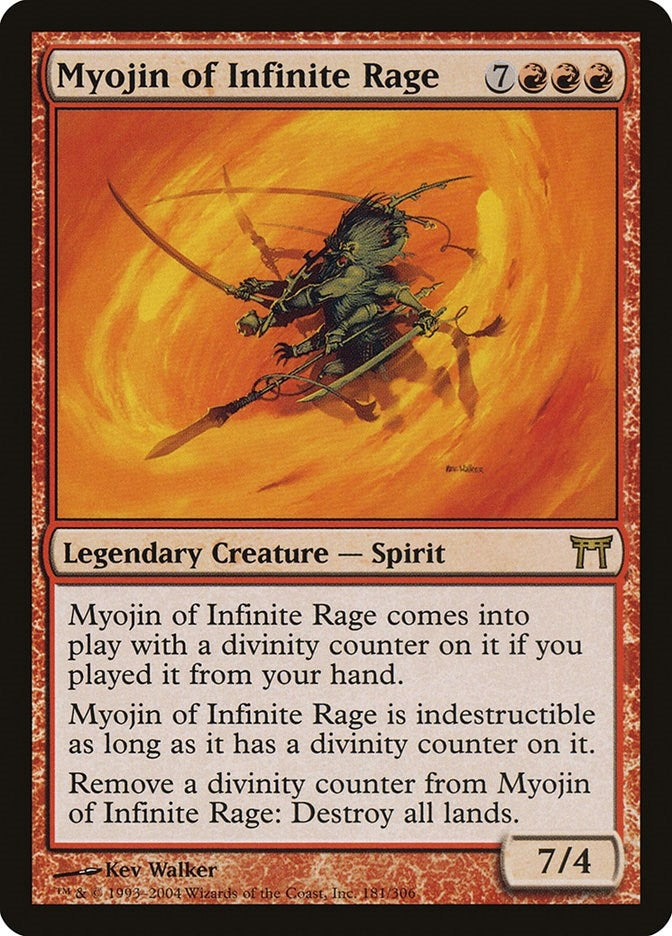 Myojin of Infinite Rage (181) (Champions of Kamigawa) - PokeBox USA
