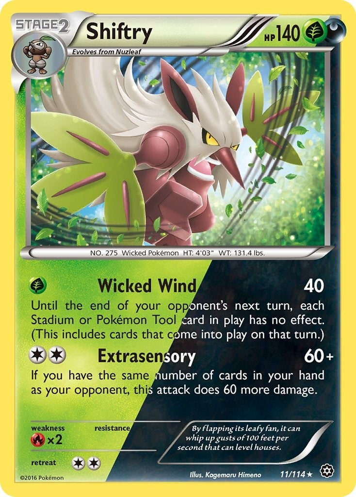 Image for Shiftry (11/114) (XY - Steam Siege) (STS) - Pokemon