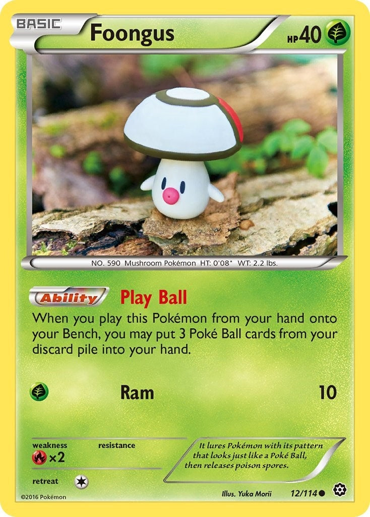 Image for Foongus (12/114) (XY - Steam Siege) (STS) - Pokemon