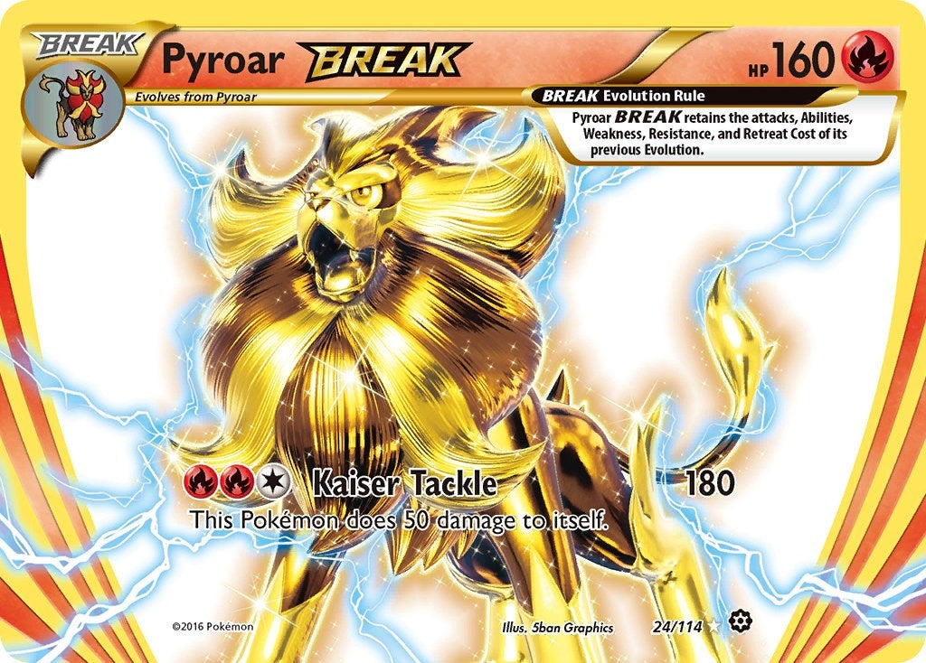 Image for Pyroar BREAK (24/114) (XY - Steam Siege) (STS) - Pokemon
