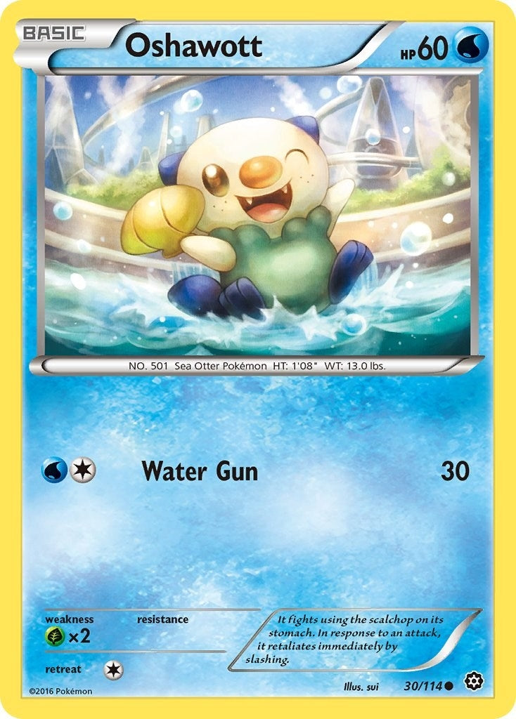 Image for Oshawott (30/114) (XY - Steam Siege) (STS) - Pokemon