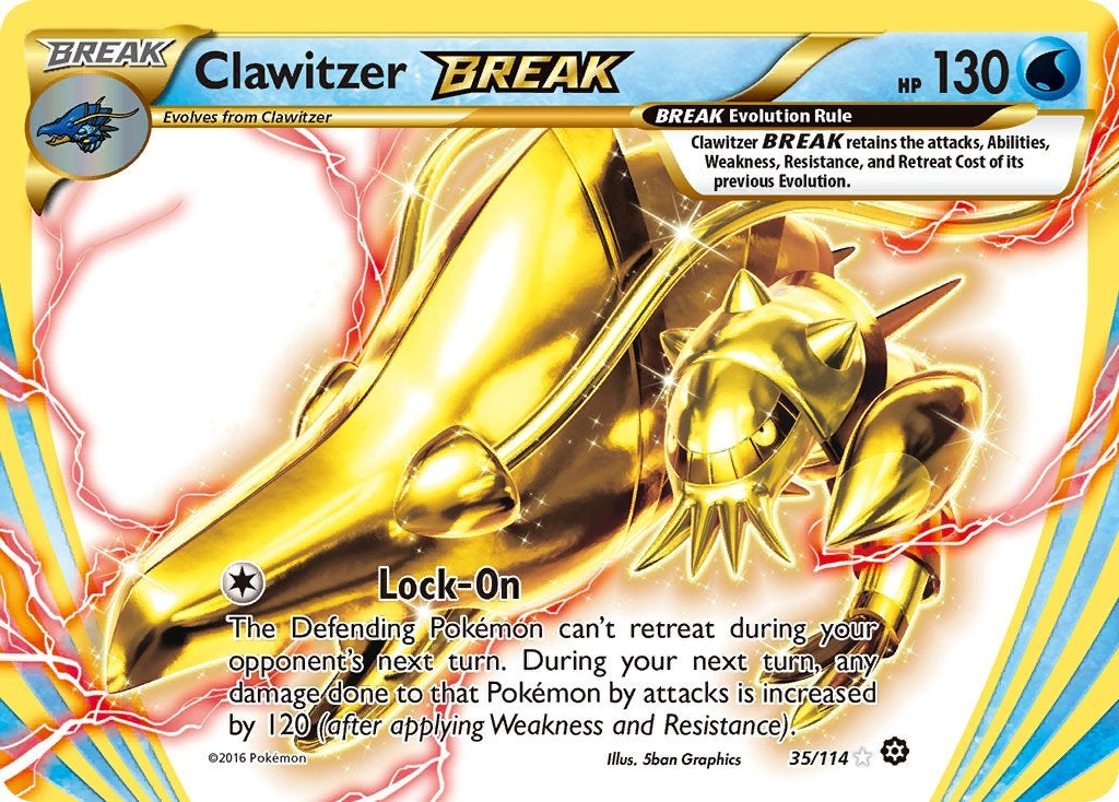 Image for Clawitzer BREAK (35/114) (XY - Steam Siege) (STS) - Pokemon