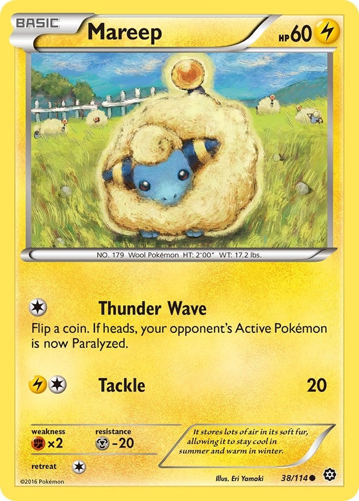 Image for Mareep (38/114) (XY - Steam Siege) (STS) - Pokemon