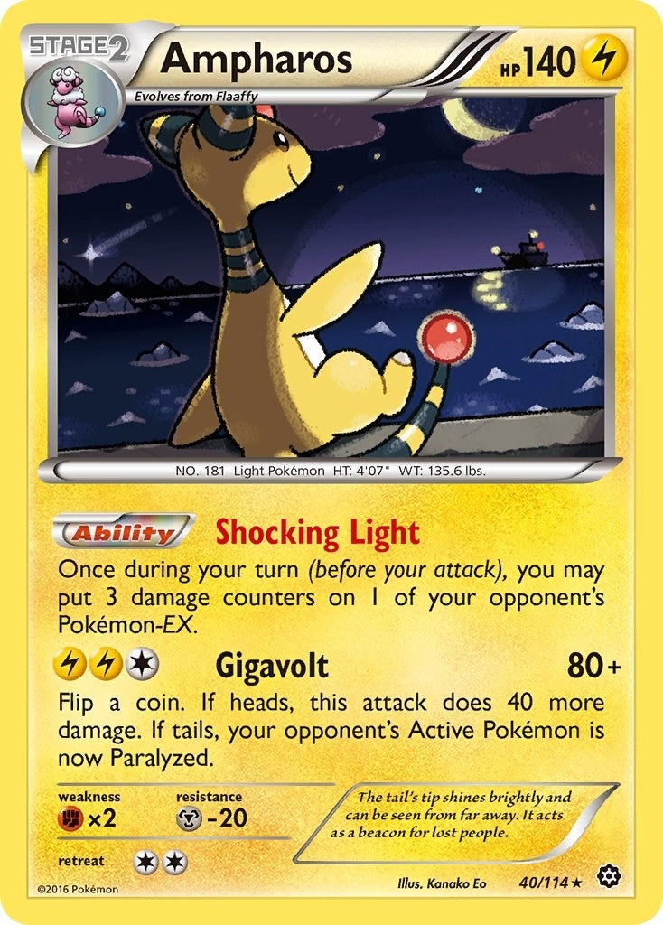 Image for Ampharos (40/114) (XY - Steam Siege) (STS) - Pokemon