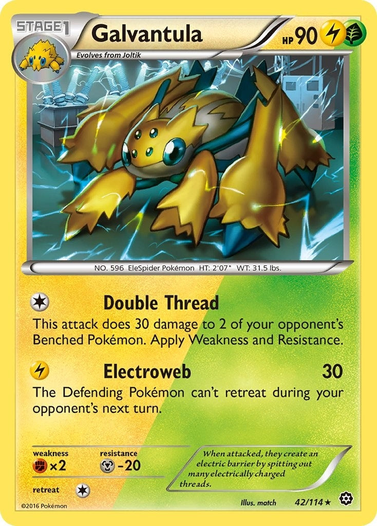 Image for Galvantula (42/114) (XY - Steam Siege) (STS) - Pokemon