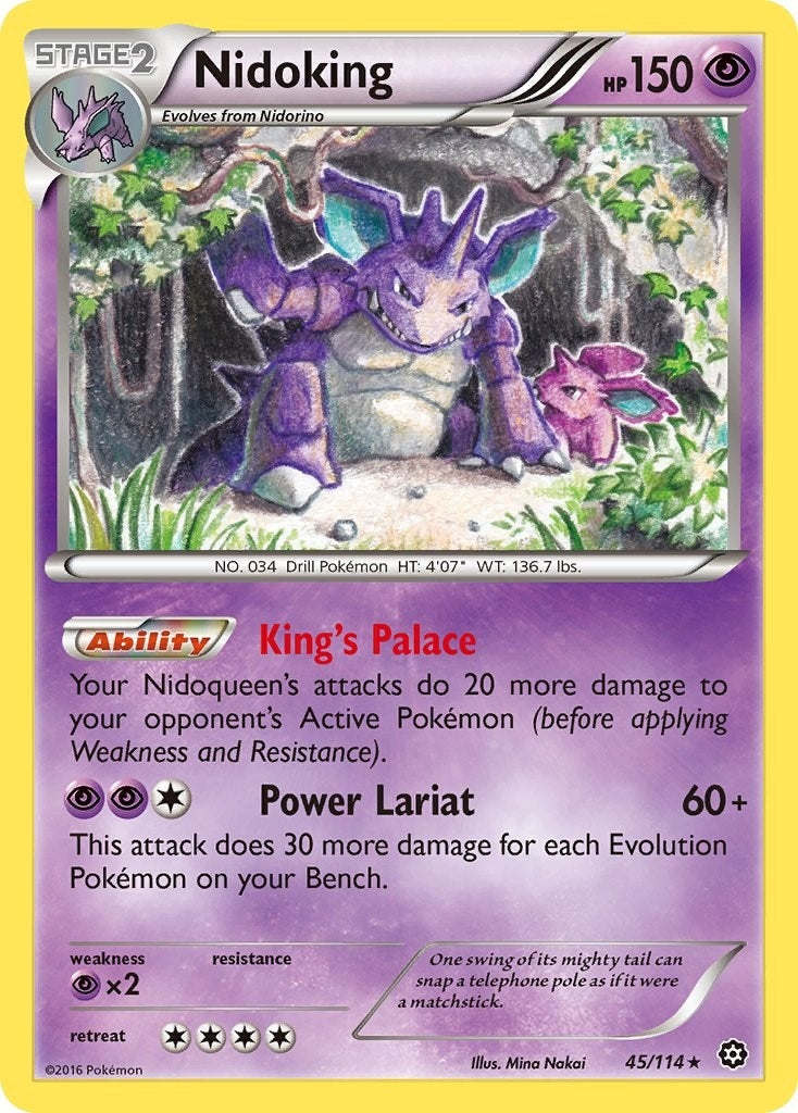 Image for Nidoking (45/114) (XY - Steam Siege) (STS) - Pokemon
