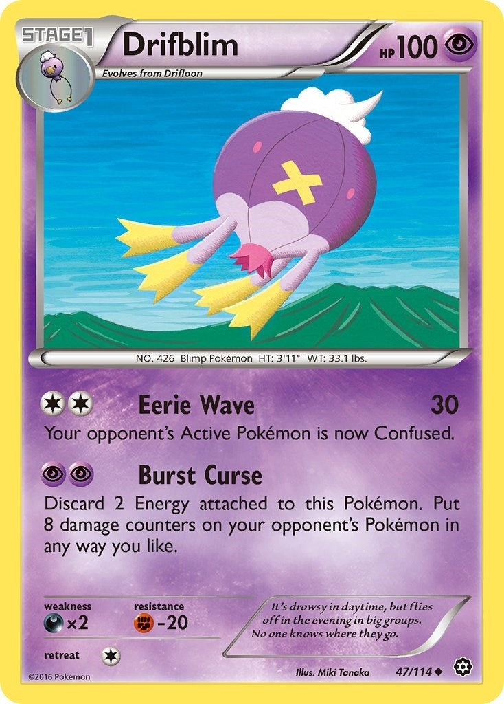 Image for Drifblim (47/114) (XY - Steam Siege) (STS) - Pokemon