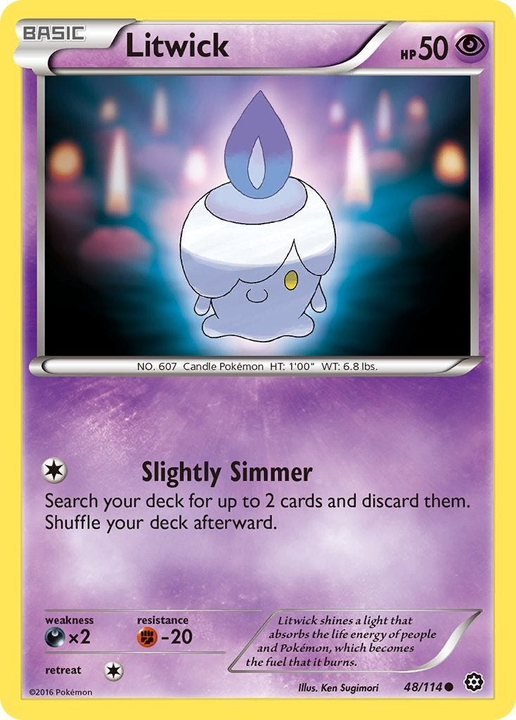 Image for Litwick (48/114) (XY - Steam Siege) (STS) - Pokemon