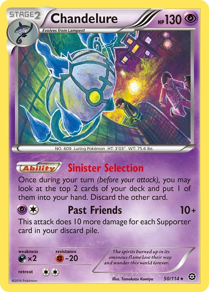 Image for Chandelure (50/114) (XY - Steam Siege) (STS) - Pokemon