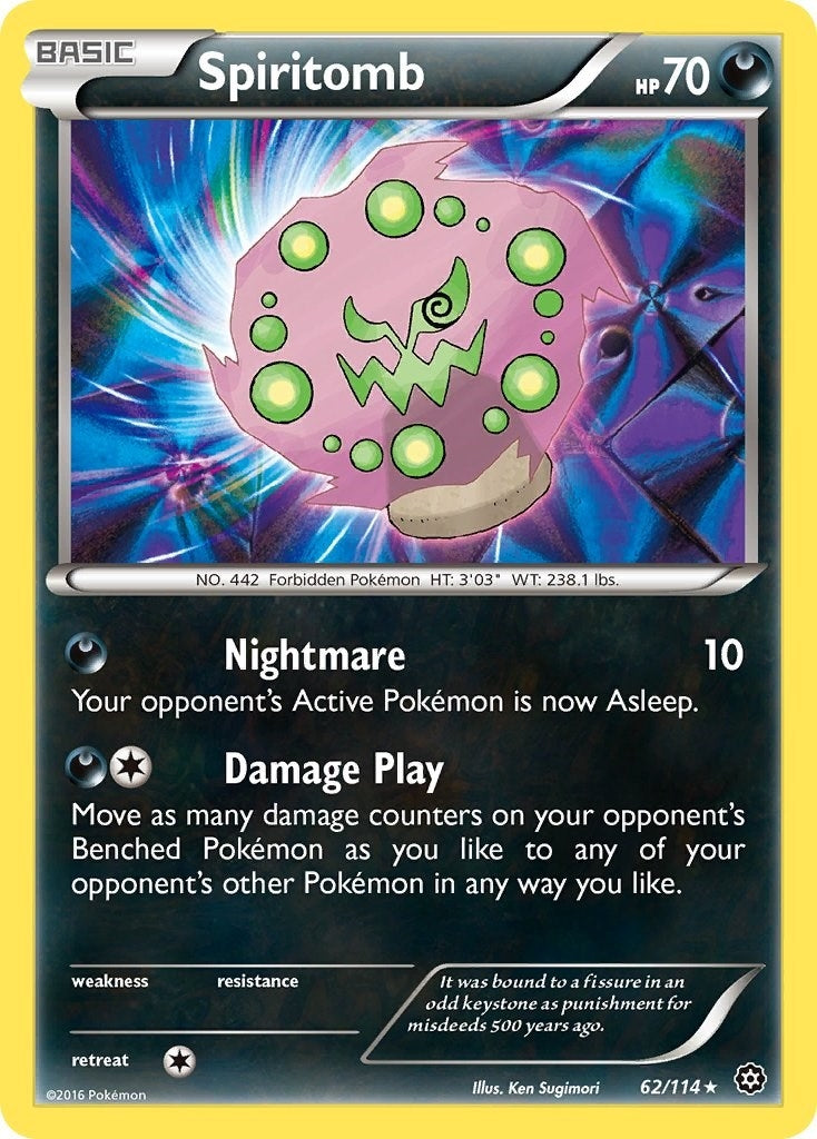 Image for Spiritomb (62/114) (XY - Steam Siege) (STS) - Pokemon