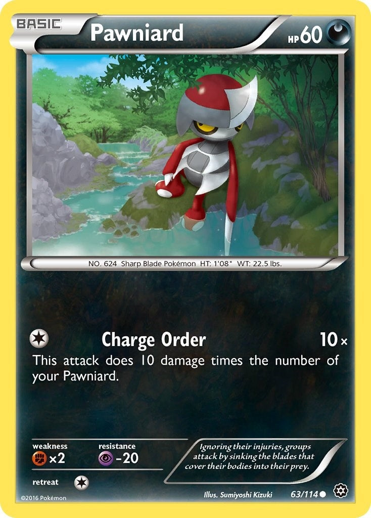 Image for Pawniard (63/114) (XY - Steam Siege) (STS) - Pokemon