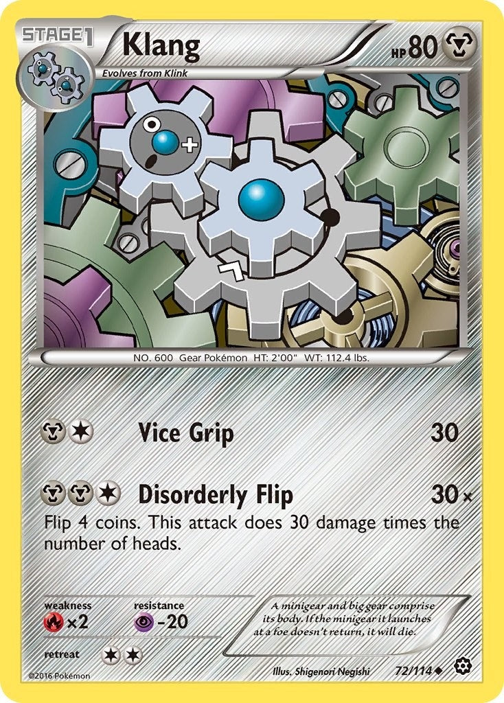 Image for Klang (72/114) (XY - Steam Siege) (STS) - Pokemon