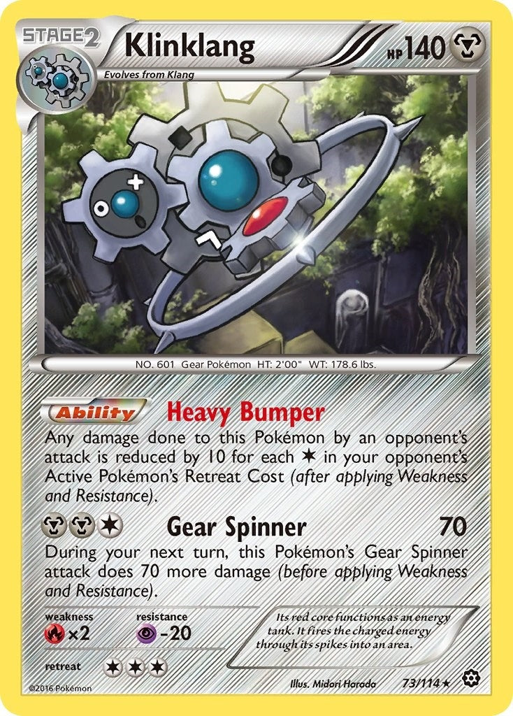 Image for Klinklang (73/114) (XY - Steam Siege) (STS) - Pokemon