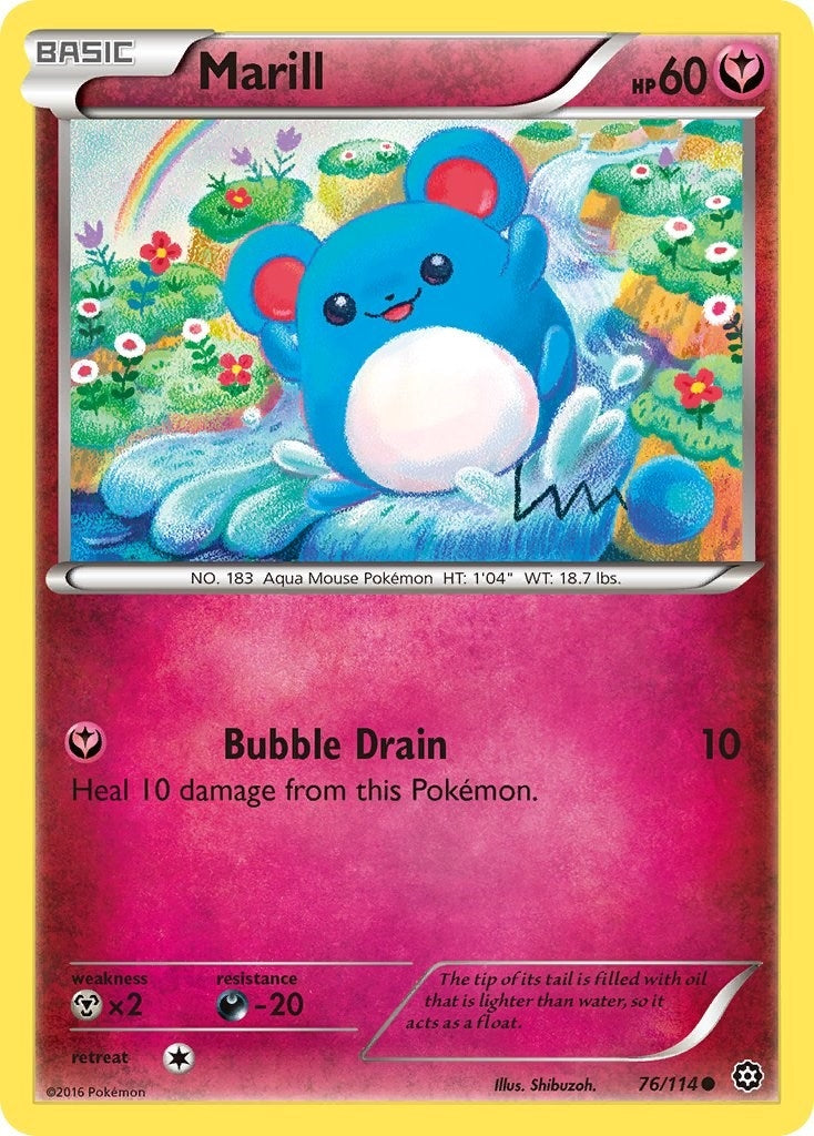 Image for Marill (76/114) (XY - Steam Siege) (STS) - Pokemon