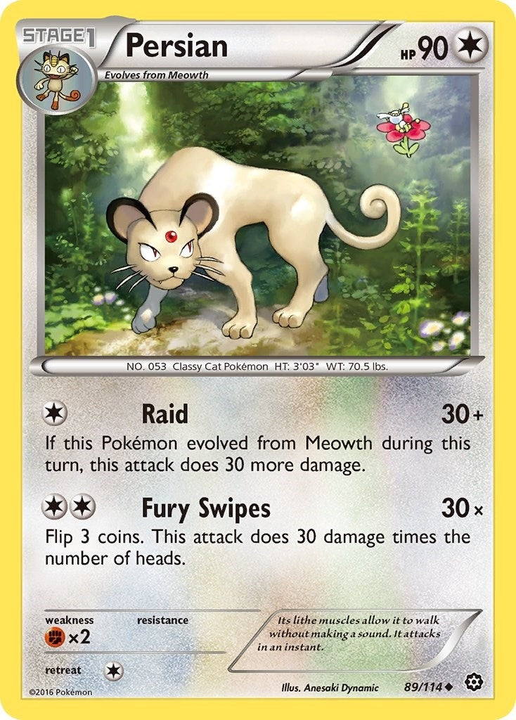 Image for Persian (89/114) (XY - Steam Siege) (STS) - Pokemon