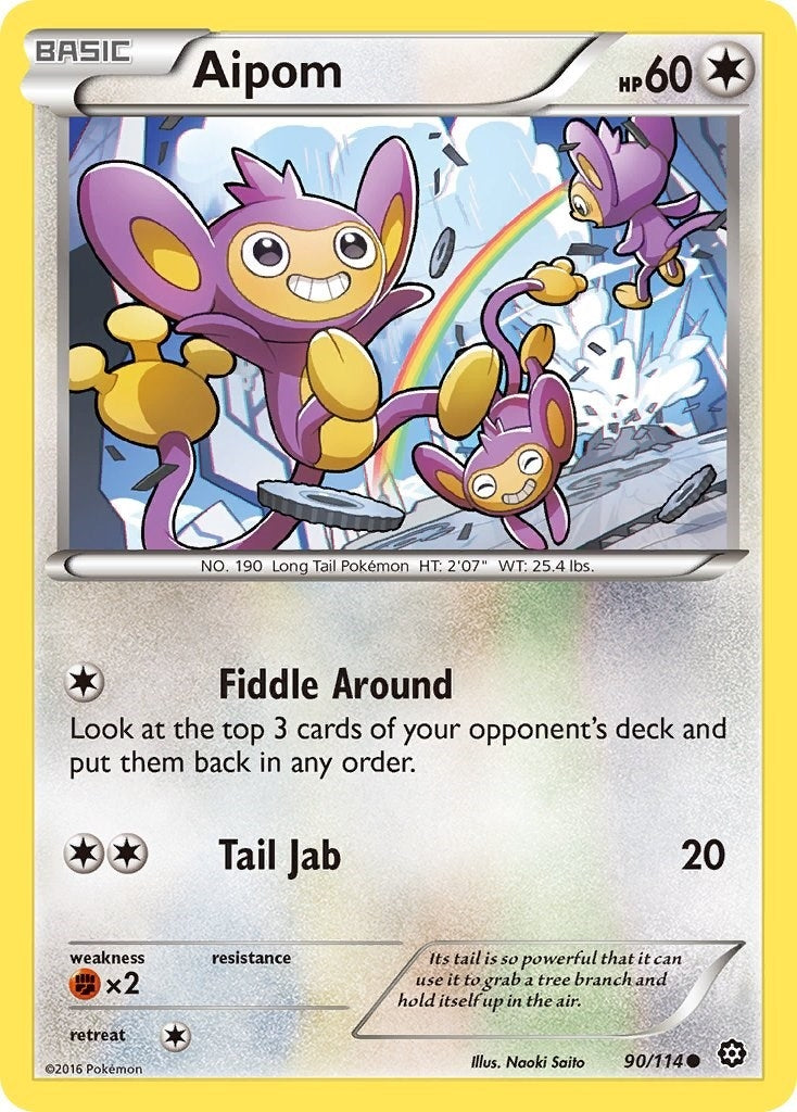 Image for Aipom (90/114) (XY - Steam Siege) (STS) - Pokemon