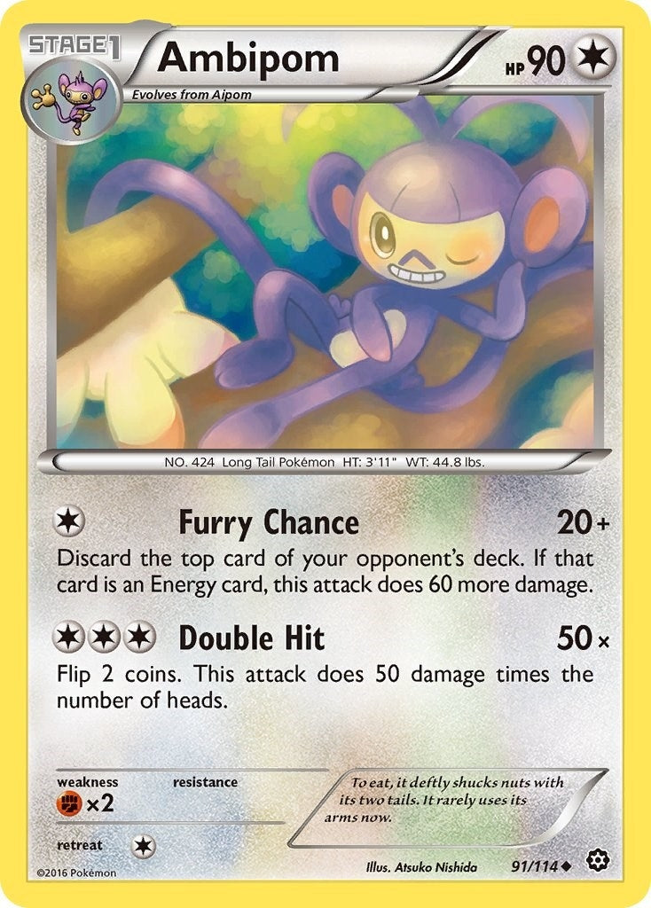 Image for Ambipom (91/114) (XY - Steam Siege) (STS) - Pokemon