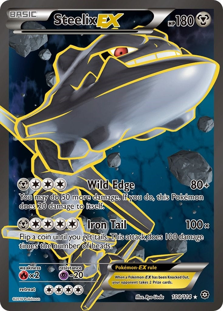 Image for Steelix EX (Full Art) (108/114) (XY - Steam Siege) (STS) - Pokemon