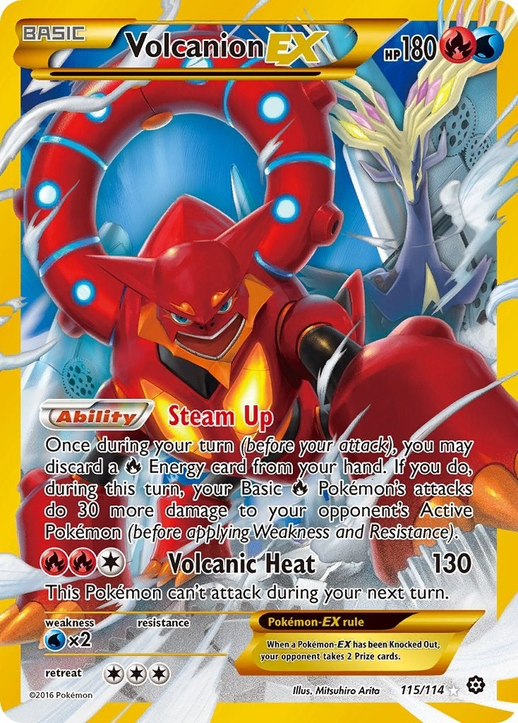 Image for Volcanion EX (Secret) (115/114) (XY - Steam Siege) (STS) - Pokemon