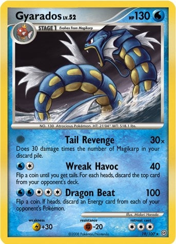 Image for Gyarados - 19/100 (DP Stormfront) (019/100) (Deck Exclusives) (PR) - Pokemon