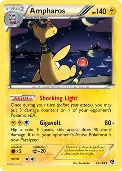 Image for Ampharos - 40/114 (XY Steam Siege) (040/114) (Deck Exclusives) (PR) - Pokemon
