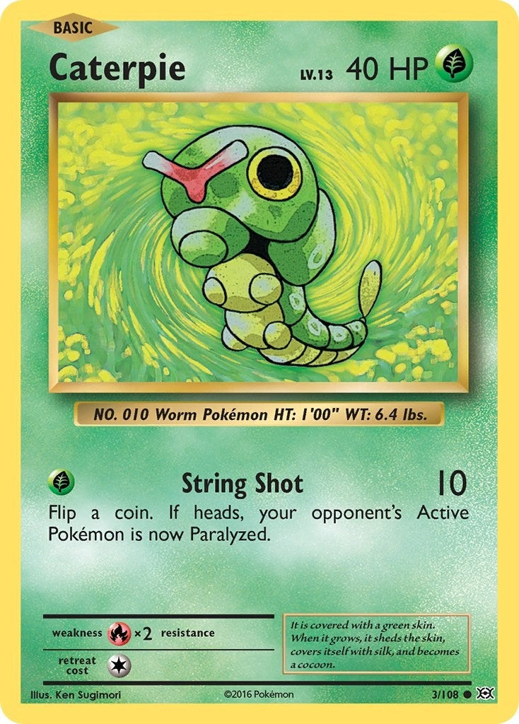 Image for Caterpie (3/108) (XY - Evolutions) (EVO) - Pokemon
